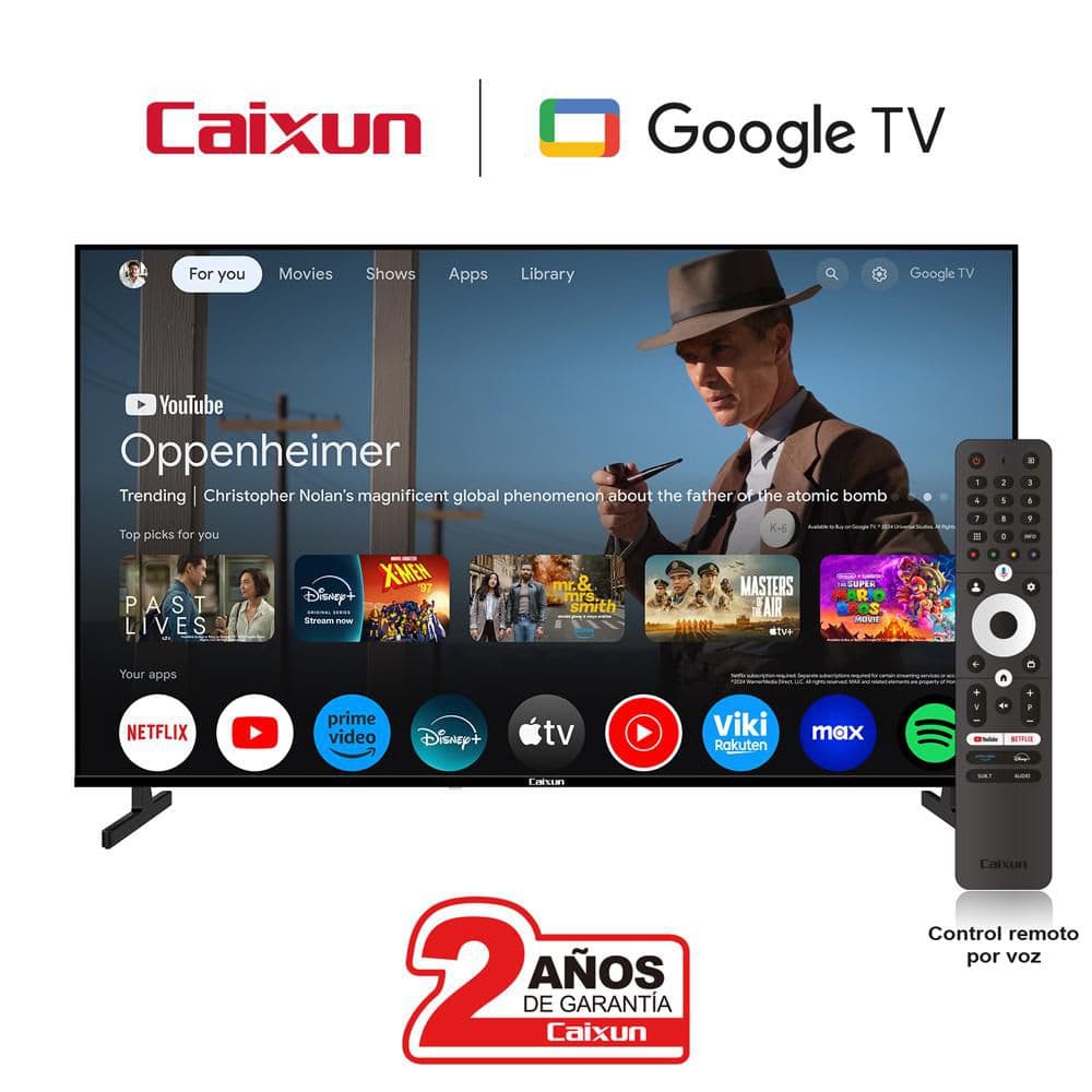Televisor CAIXUN 55 pulgadas LED Uhd4K Smart TV