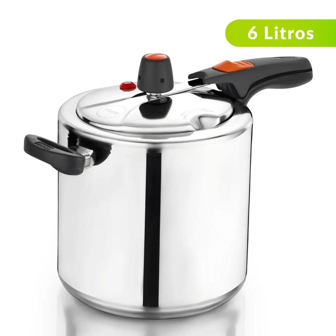 Olla a presión Imusa 6 litros Smart Aluminio